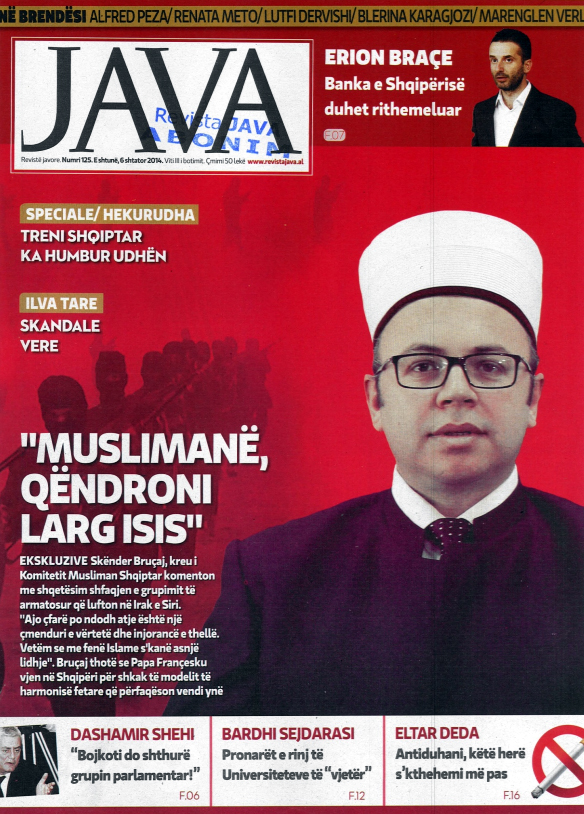 Intervista e kreut të KMSH-së për revistën JAVA