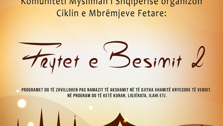 Rikthehen programet “Frytet e Besimit”