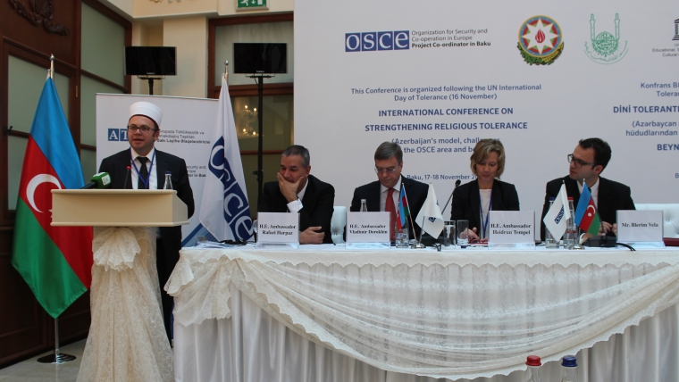 KMSH merr pjesë në konferencën ndërkombëtare për tolerancën ndërfetare në Azerbajxhan