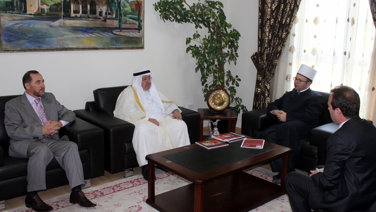 Kryetari Bruçaj pret zëvendësministrin e Çështjeve Islame dhe Vakëfeve të Kuvajtit