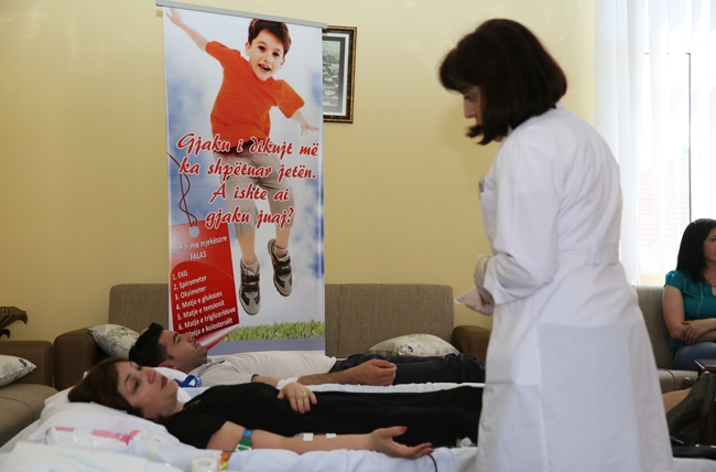 KMSH çel fushatën e dhurimit të gjakut për fëmijët talasemikë
