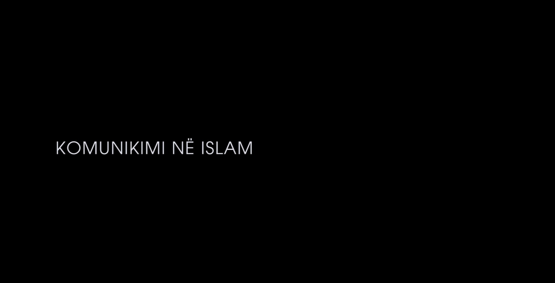 KOMUNIKIMI NË ISLAM