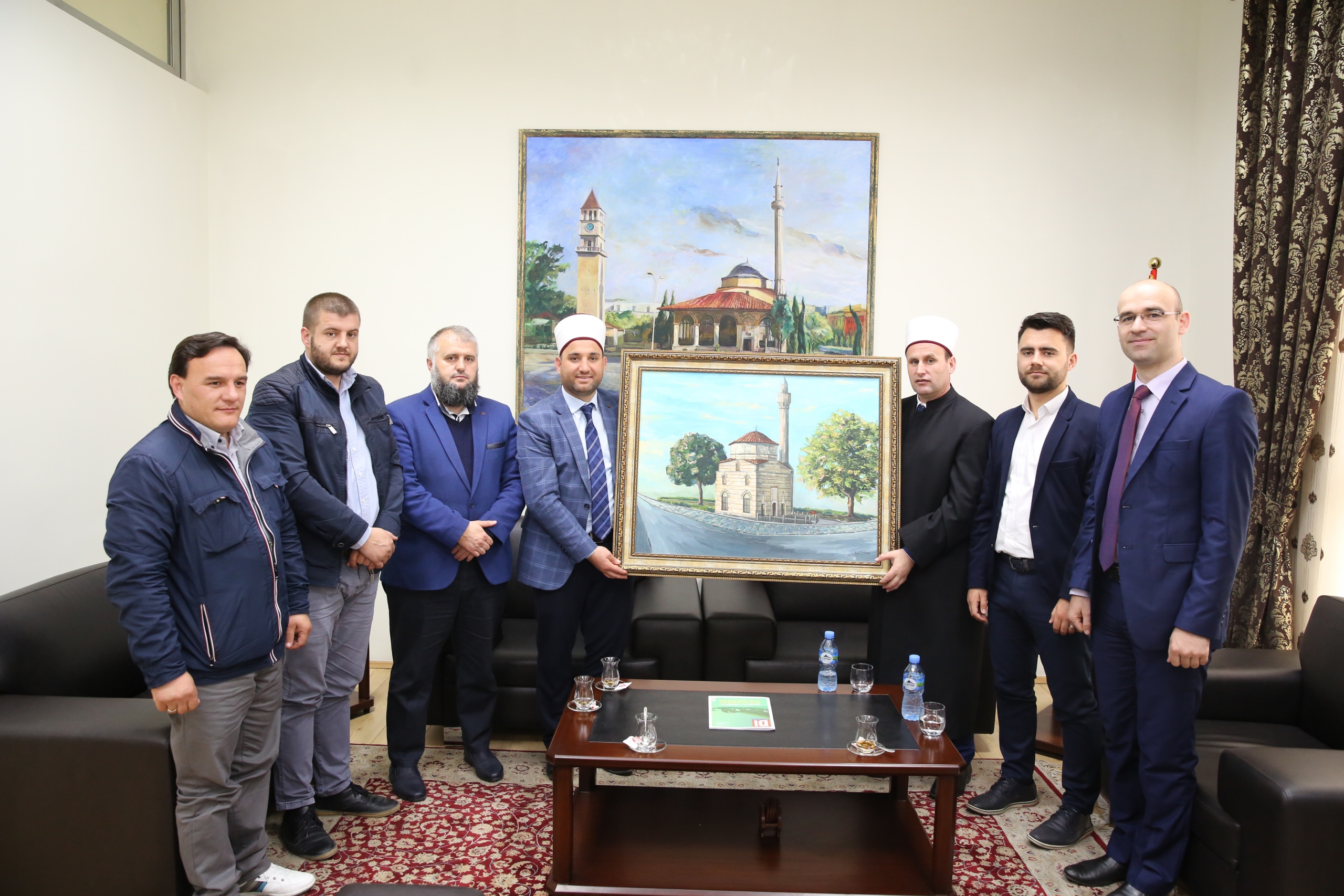 Kryetari i KMSH-së takim me myftiun dhe imamët e Vlorës