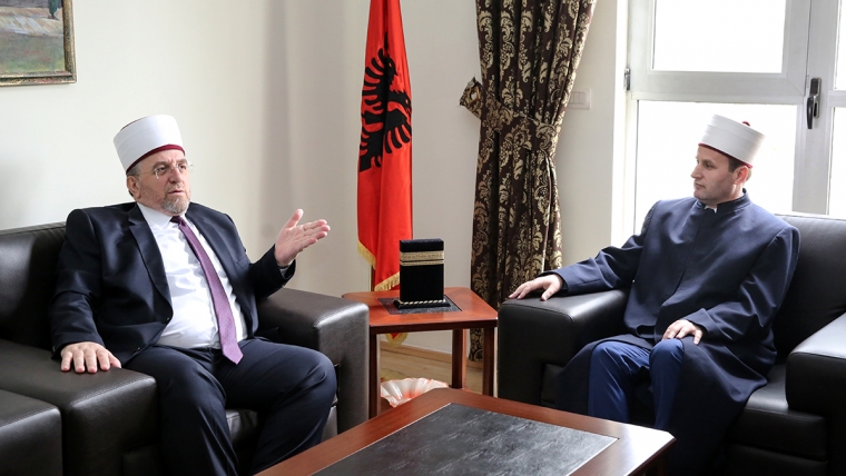 Bashkësia Islame e Kosovës viziton Kryetarin e KMSH-së