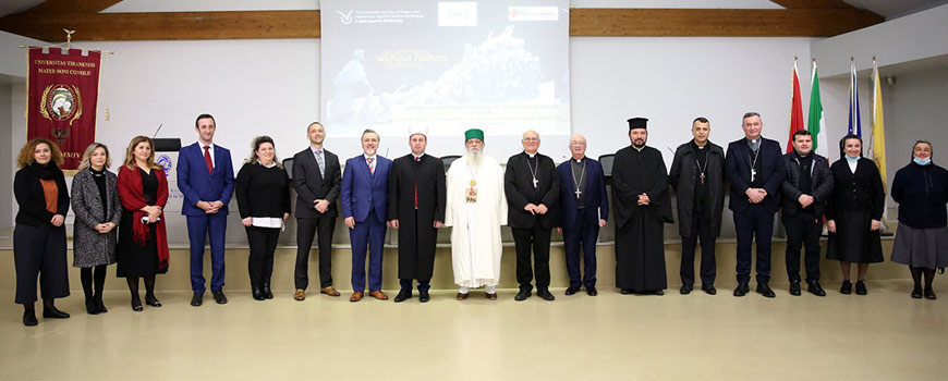 Konferenca Kombëtare “Besimet fetare kundër trafikimit të Qenieve Njerëzore”, i pranishëm kreu i KMSH-së, H. Bujar Spahiu