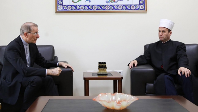 Kryetari i KMSH-së, H. Bujar Spahiu, priti për vizitë Nuncin Apostolik në Shqipëri, z. Luigi Bonazzi