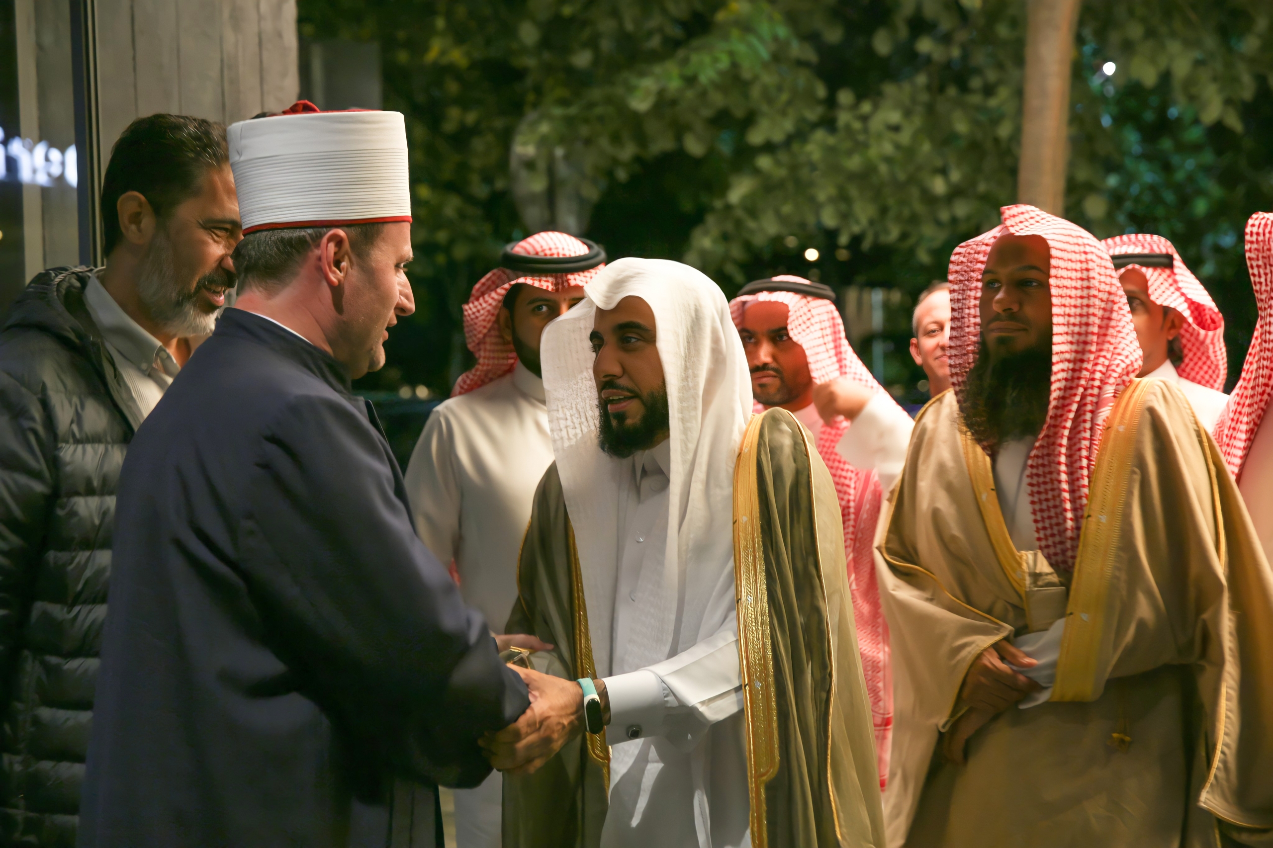 Mbërritja e imamit të Qabes në Tiranë, dr. Abdullah Avad el-Xhuheni.