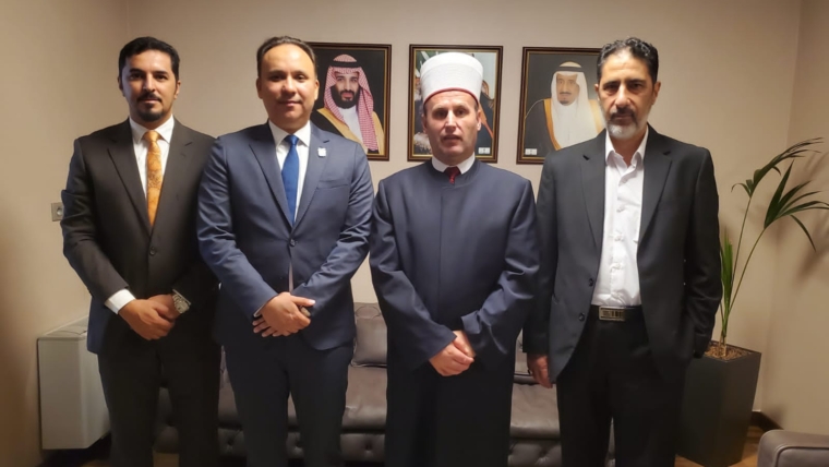 Kryetari Spahiu vizitë në Ambasadën e Arabisë Saudite në Tiranë