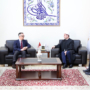 Kryetari Spahiu pret në një vizitë Ambasadorin Italian në vendin tonë